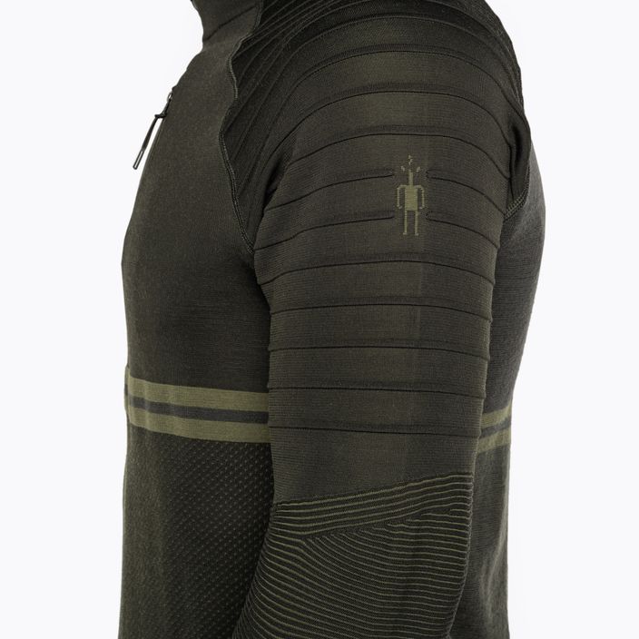 Men's Smartwool Intraknit Merino Tech 1/4 Zip thermal sweatshirt grey SW016670K15 4