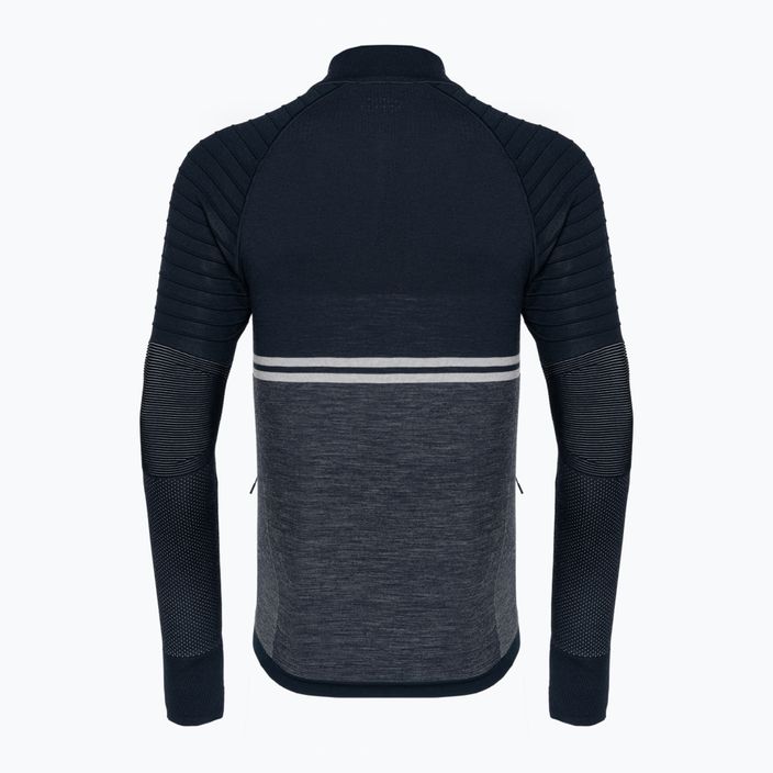 Men's Smartwool Intraknit Merino Tech Full Zip thermal sweatshirt navy blue SW016671092 5