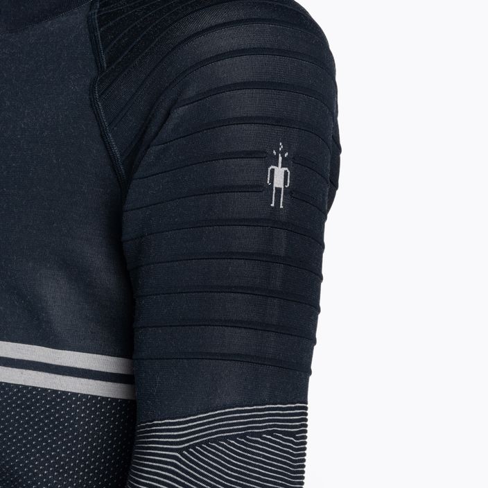 Men's Smartwool Intraknit Merino Tech Full Zip thermal sweatshirt navy blue SW016671092 6