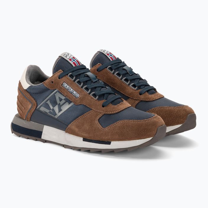 Napapijri men's shoes NP0A4H6J brown/navy 4