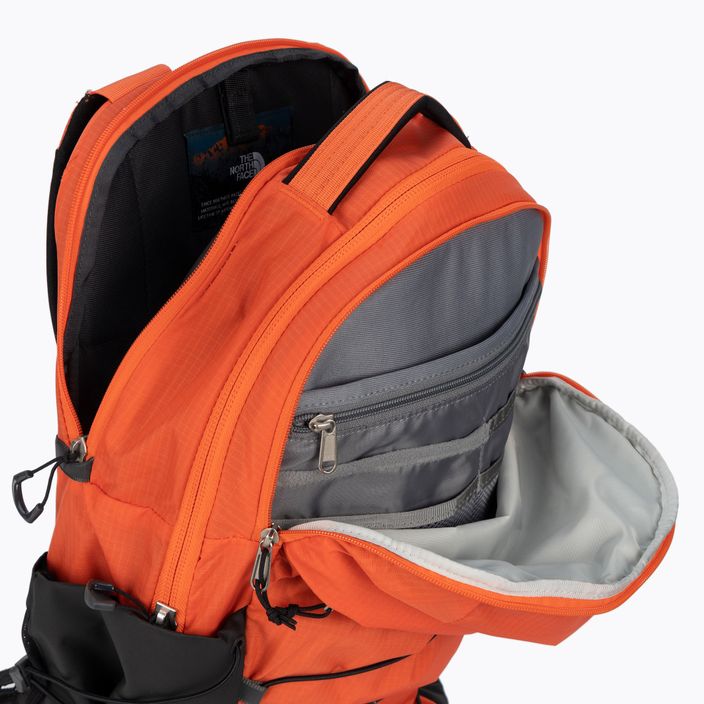 The North Face Borealis hiking backpack orange and black NF0A52SEZV11 4
