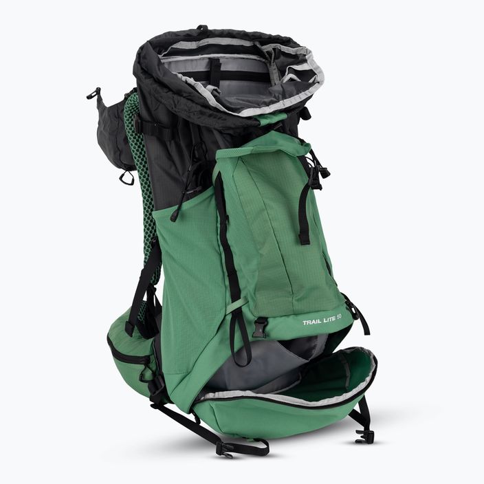 The North Face Trail Lite 50 l green hiking backpack NF0A81CGP7P1 4