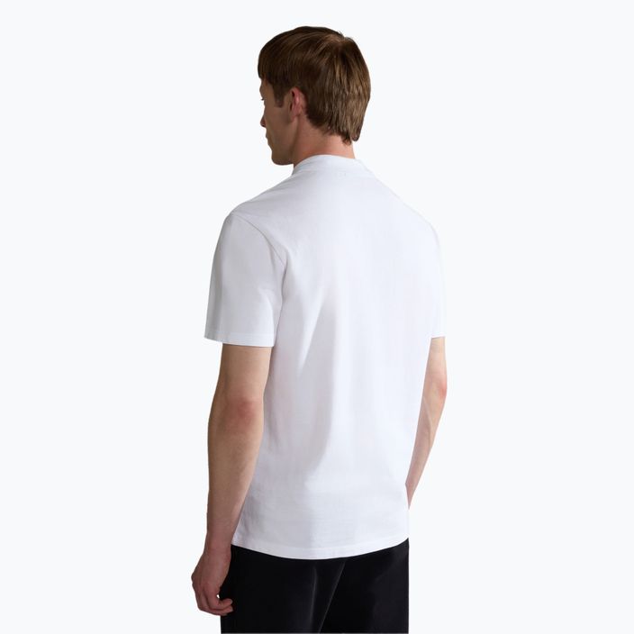 Men's Napapijri Ealis brightwhite polo shirt 3