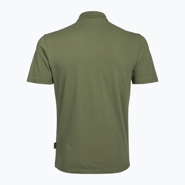 Men's Napapijri Ealis green lichen polo shirt 6