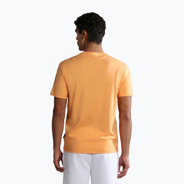Men's Napapijri NP0A4H22 naranja t-shirt 3