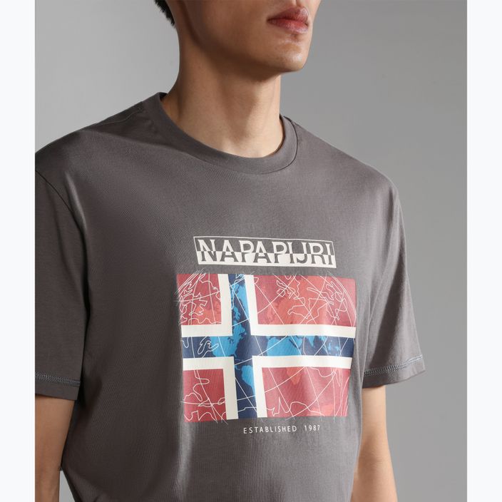 Napapijri men's t-shirt NP0A4H22 gris 4