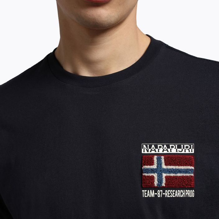 Men's Napapijri NP0A4GBR azul T-shirt 3