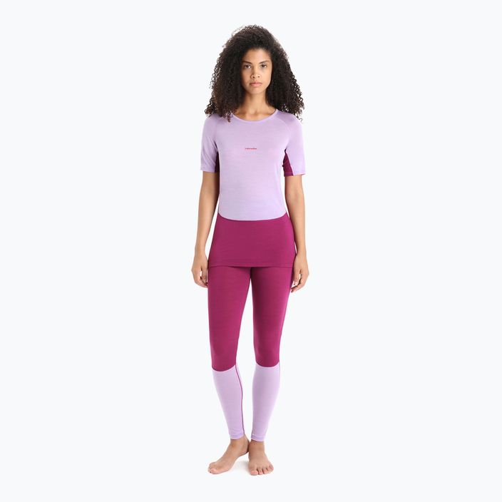 Women's thermal pants icebreaker 125 Zoneknit purple IB0A56H68221 2