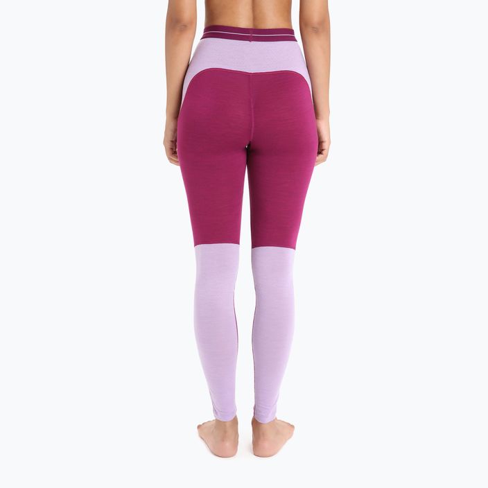 Women's thermal pants icebreaker 125 Zoneknit purple IB0A56H68221 3