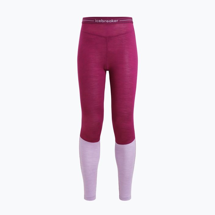 Women's thermal pants icebreaker 125 Zoneknit purple IB0A56H68221 7