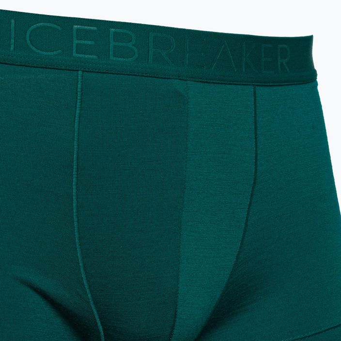 Men's thermal boxer shorts icebreaker Anatomica Cool-Lite green 105223 3