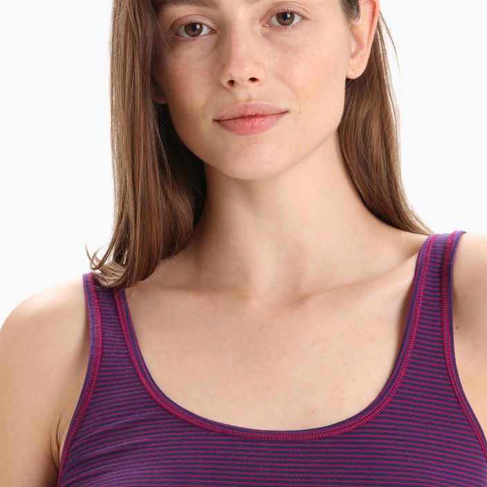 Women's thermal T-shirt icebreaker Siren Tank purple 103213 4