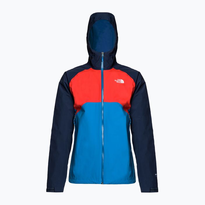 Men's rain jacket The North Face Stratos navy blue and red NF00CMH9IM51 7