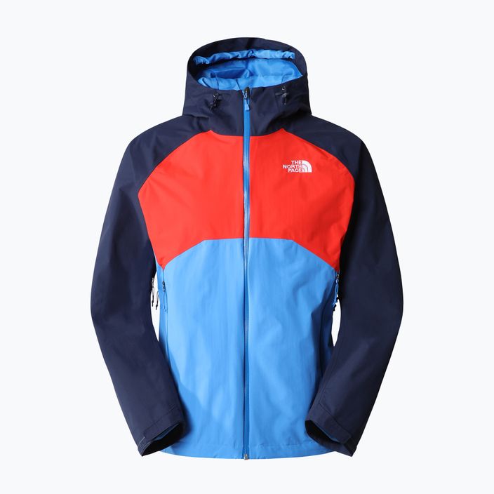 Men's rain jacket The North Face Stratos navy blue and red NF00CMH9IM51 6