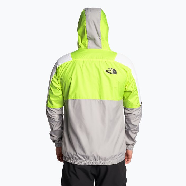 Men's The North Face MA Wind Full Zip jacket yellow, white and grey NF0A823XIJZ1 2