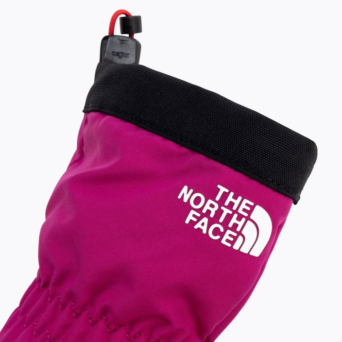 Children's ski glove The North Face Montana Ski pink and black NF0A7RHCND51 4
