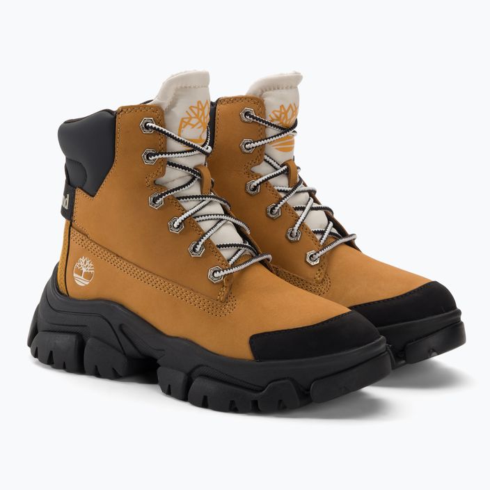 Women's Timberland Adley Way Sneaker Boot wheat nubuck trekking boots 4