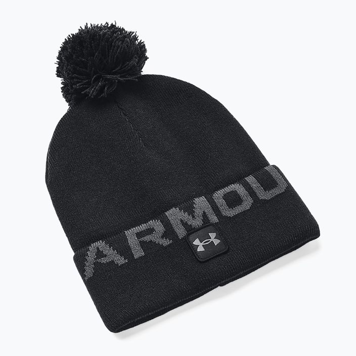 Under Armour men's winter cap Ua Halftime Fleece Pom black 1373093 4