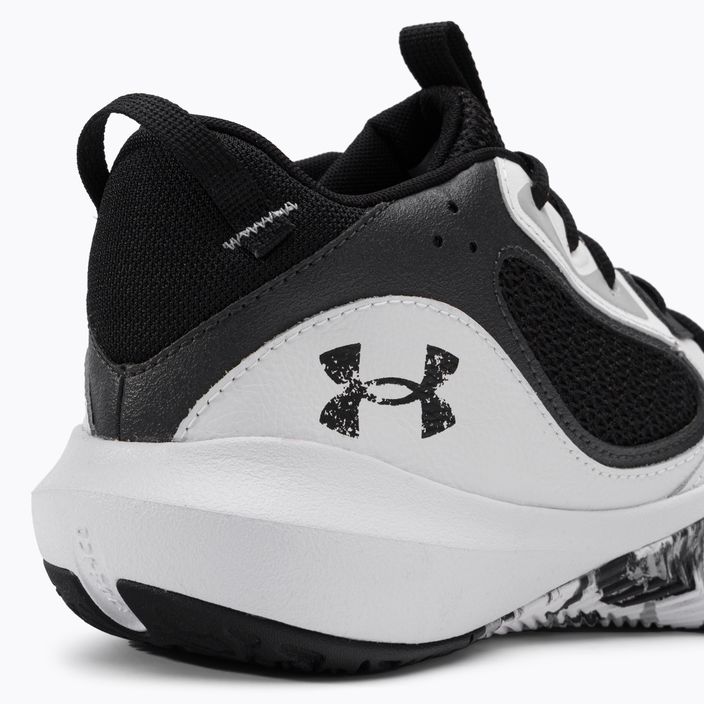 Under Armour Lockdown 6 men's basketball shoes white and grey 3025616-101 8