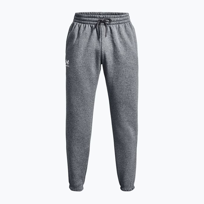 Under Armour Essential Fleece Joggers men's training trousers pitch gray medium heather/white 5