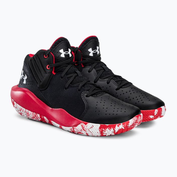 Under Armour men's basketball shoes Jet '21 002 black/red 3024260-002 5
