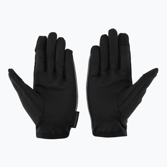 Men's Under Armour Storm Run Liner black/black reflective running gloves 2