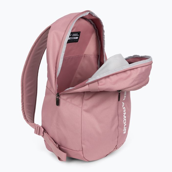 Under Armour Hustle Lite urban backpack pink 1364180-697 4