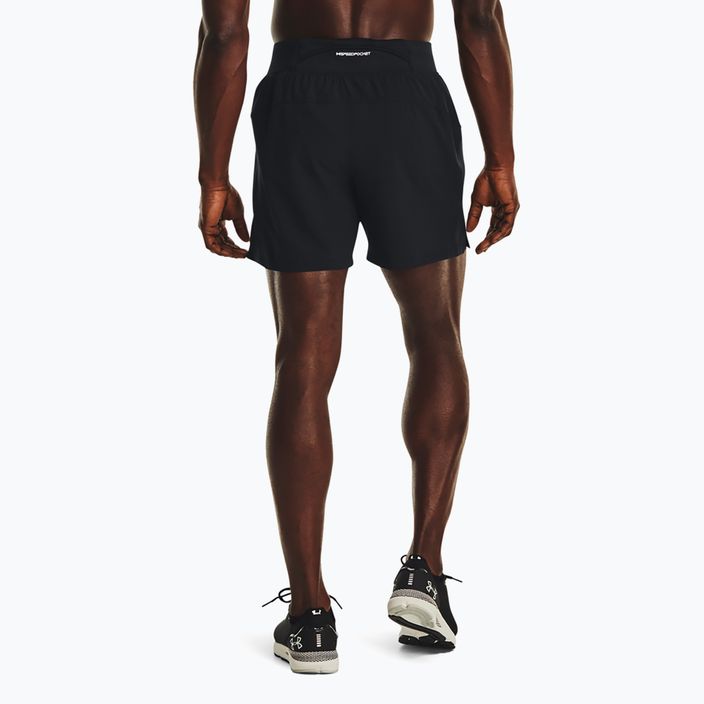 Under Armour Launch Elite 5" men's running shorts black/black/reflective 3