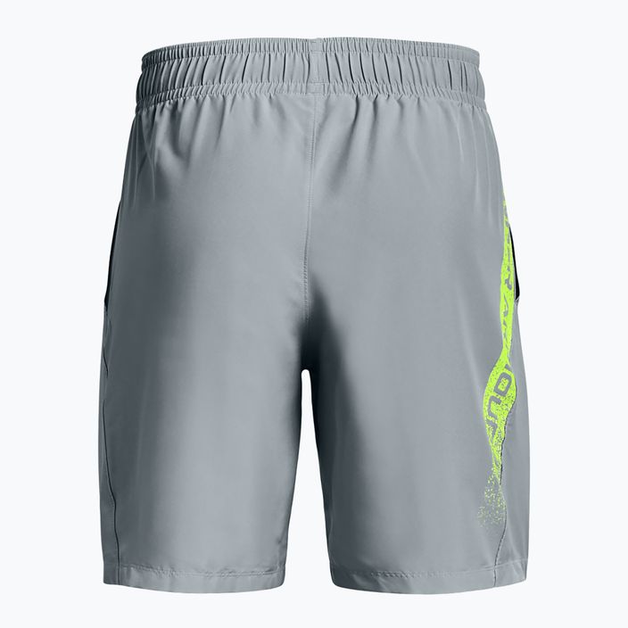 Under Armour Woven Graphic grey men's training shorts 1370388-465 2