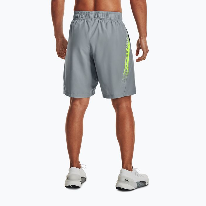 Under Armour Woven Graphic grey men's training shorts 1370388-465 4