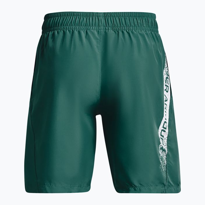 Under Armour Woven Graphic green men's training shorts 1370388-722 2