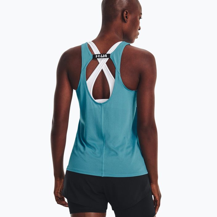 Under Armour Fly By blue women's running tank top 1361394-433 4