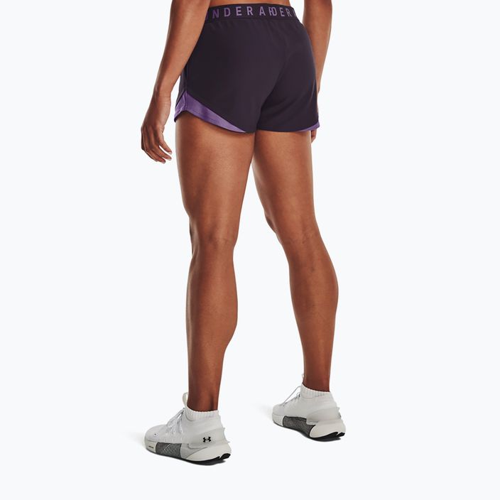 Under Armour Play Up 3.0 women's training shorts purple 1344552-541 2