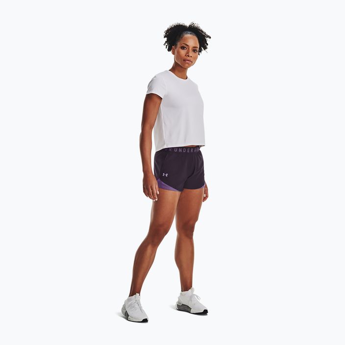 Under Armour Play Up 3.0 women's training shorts purple 1344552-541 3
