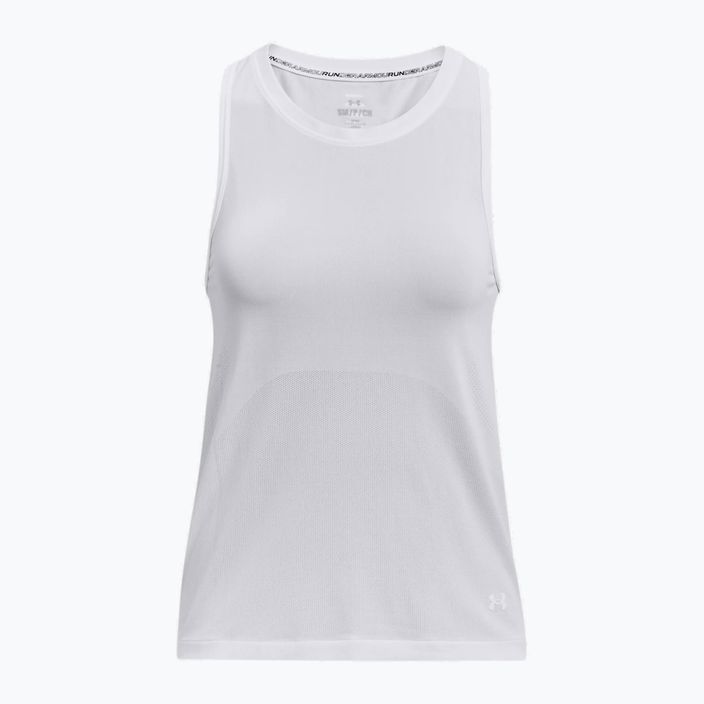 Under Armour women's running shirt Seamless Stride Singlet white 1375697 4