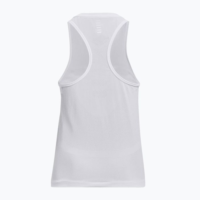 Under Armour women's running shirt Seamless Stride Singlet white 1375697 5