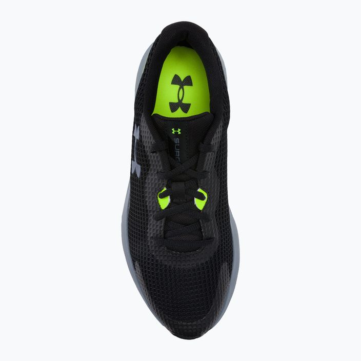 Under Armour Surge 3 men's running shoes black-green 3024883 6