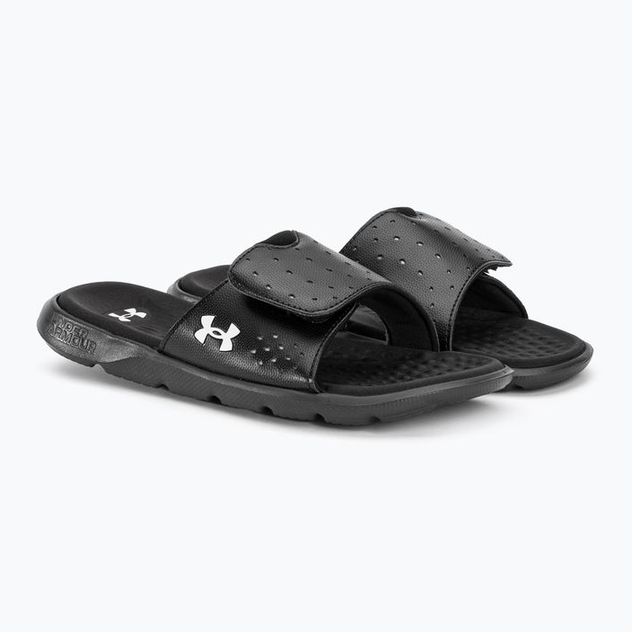 Under Armour Ignite 7 SL women's slides black/black/white 4