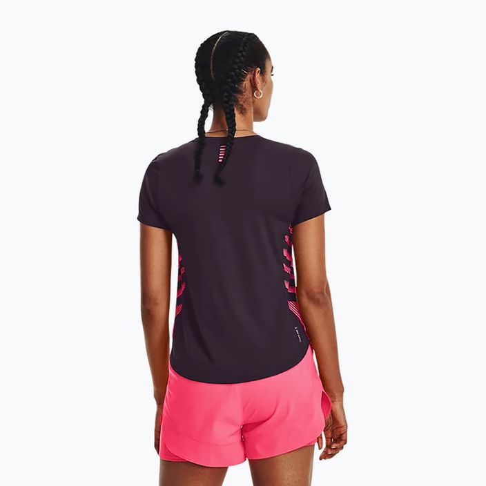 Under Armour Iso-Chill Laser II women's running t-shirt purple 1376818 4