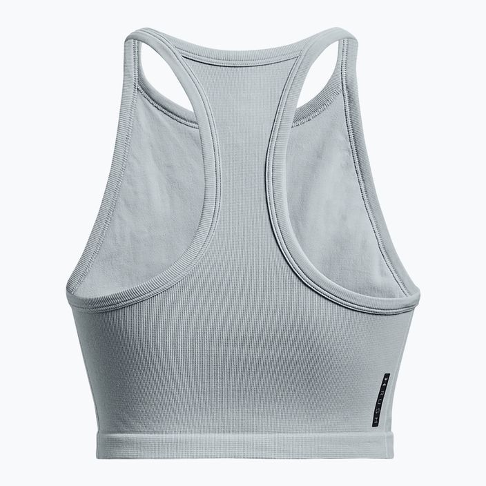 Women's training tank top Under Armour Rush Seamless Tank blue 1377597 4