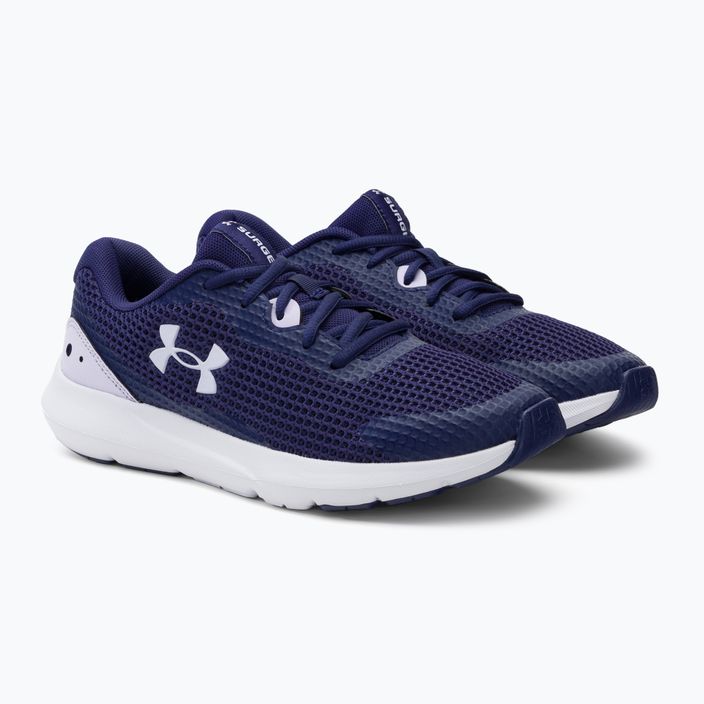 Under Armour Surge 3 women's running shoes navy blue and purple 3024894 4