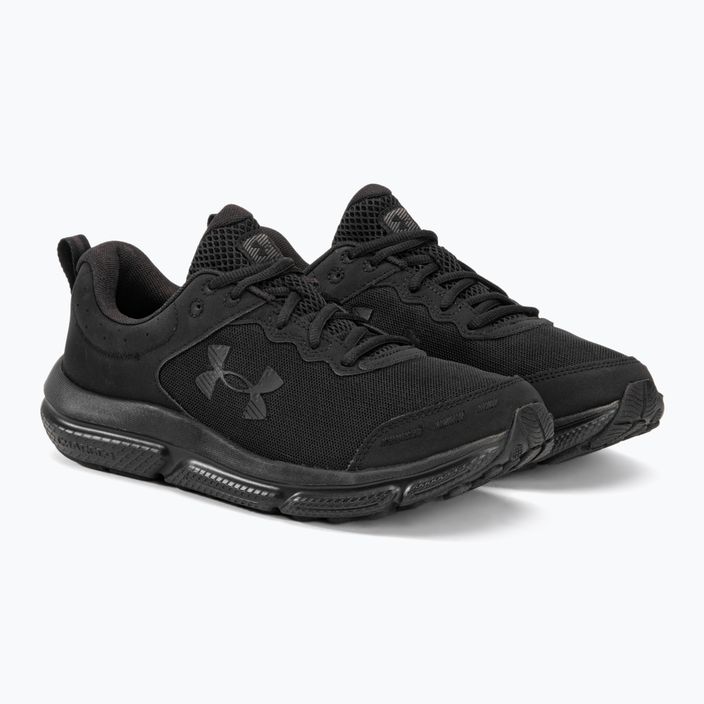 Under Armour Charged Assert 10 men's running shoes black 3026175 4