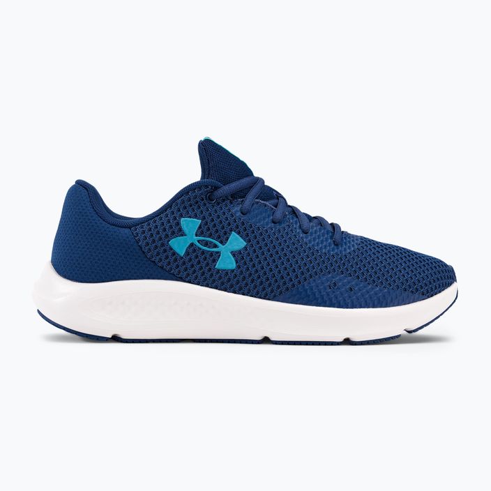 Under Armour Charged Pursuit 3 blue men's running shoes 3024878 2