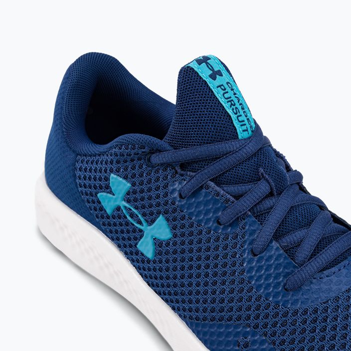 Under Armour Charged Pursuit 3 blue men's running shoes 3024878 10