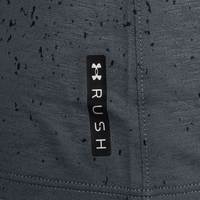 Under Armour Rush Cicada women's running shirt black/grey 1378405 4
