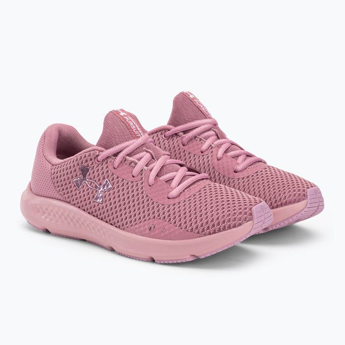 Women's running shoes Under Armour Charged W Pursuit 3 pink 3024889 4