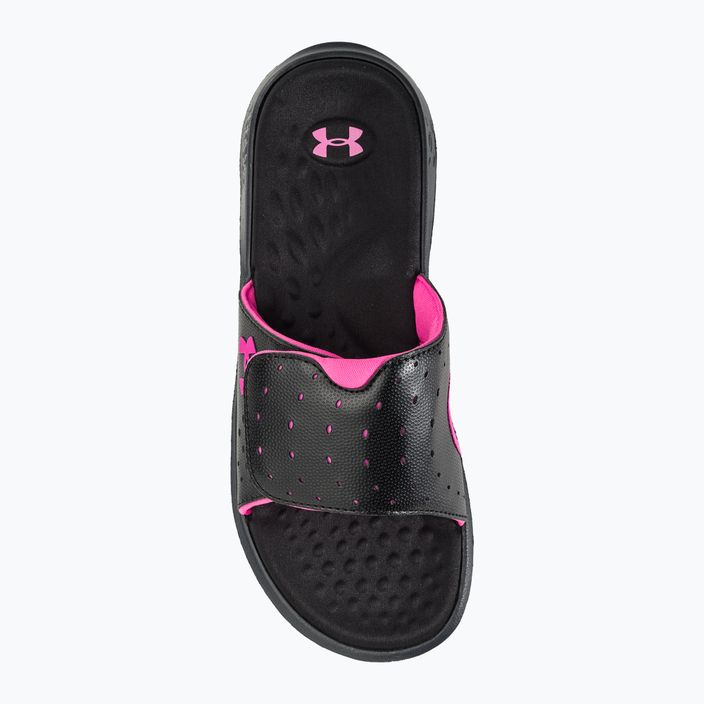 Under Armour Ignite 7 SL women's slides black/black/rebel pink 6