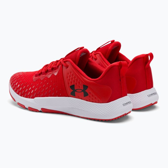 Under Armour Charged Engage 2 men's training shoes red/black/black 3