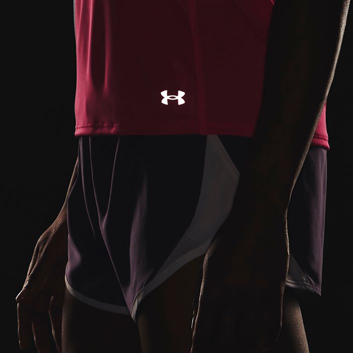 Under Armour Fly By Tank women's running tank top pink 1361394-683 3