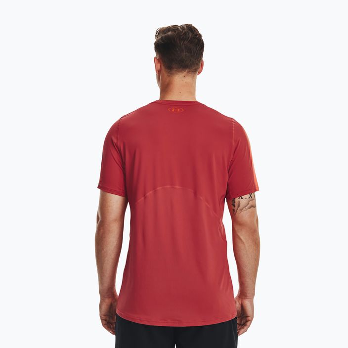 Under Armour men's training T-shirt HG Armour Nov Fitted red 1377160 4